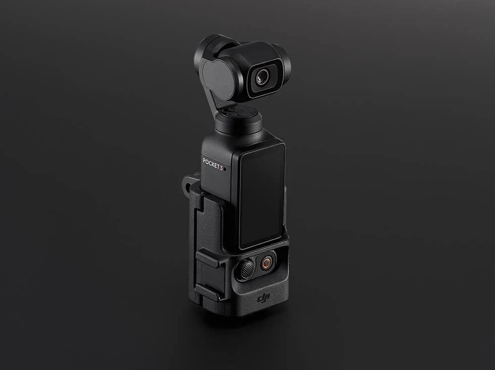 The DJI Osmo Pocket 3, one of the gimbal cameras driving the handheld segment past the entire traditional camera industry.