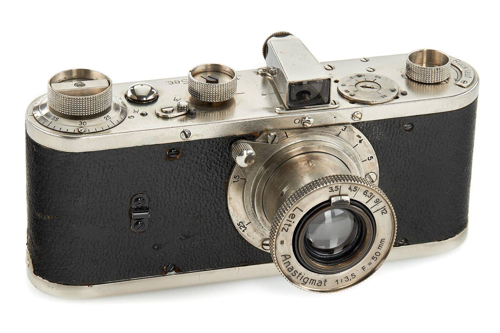 A Leica 0-Series prototype in the Leitz Photographica Auction catalogue. The estimate is where the conversation starts, not where it ends.